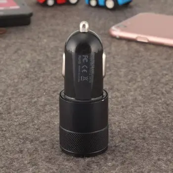 USB 5V 2.1 LED Dual Greitai Automobilinis Įkroviklis Adapteris, skirtas 