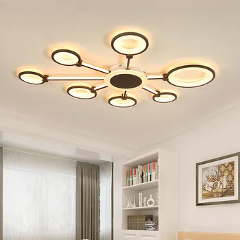Šiaurės akrilo LED lubų šviestuvas namų Puošybai Valgomasis Šviesos diodų (Led) Namų Apšvietimo Lempos, minimalistinis LED lubų šviestuvas