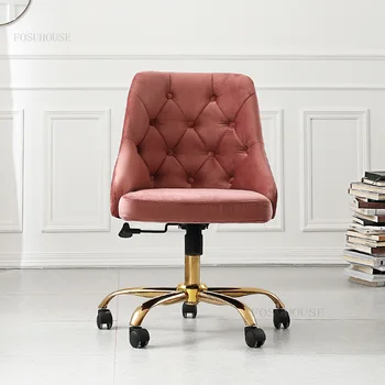 Audinio Biuro Kėdės Pakelti Swivel Kompiuterio Kėdė Modernių Biuro Baldų Minkšta Pagalvėlė Atlošas Žaidimų Kėdė Miegamasis Makiažo Kėdė