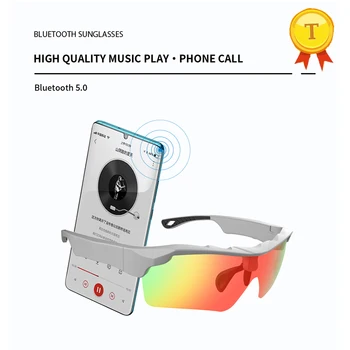 naujas Smart Bluetooth Akiniai Stereo Muzikos UV400 magnetinio įkrovimo IP55 vandeniui Balso Kontrolės saulės akiniai pk k06 smart akiniai