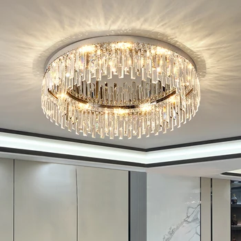 Prabanga Kristalų LED Lubų šviestuvas, Miegamojo Kambarį Home Hotel 