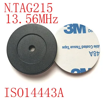 35mm NfcTAG215 stabdžių metalo patrulių žymeklį NFC 215 anti-metalo elektroninių žymių 13.56 MHz ISO14443A