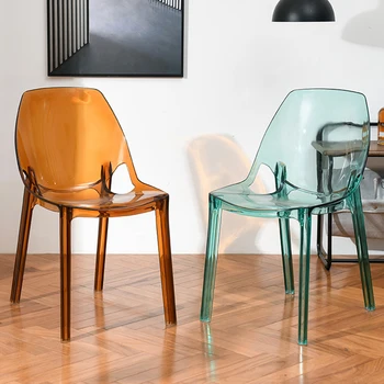 Geltona Nešiojamų Valgomojo Kėdė Šiuolaikinės Rankena Nordic Dizainas Arkos Paramą Sodo Kėdės Už Lounge Vieną Silla Vidaus Baldai