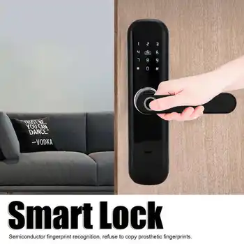 Smart Lock Protingas Slaptažodį pirštų Atspaudų Cinko Lydinys Spynos Nustatyti IC Kortelės Klavišą Prekes